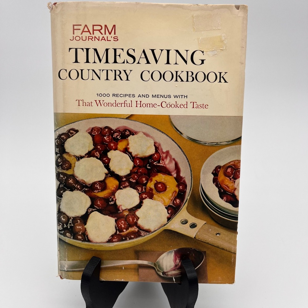 Farm Journal Timesaving Country Cookbook 1961 First Edition Nell Nichols Vintage